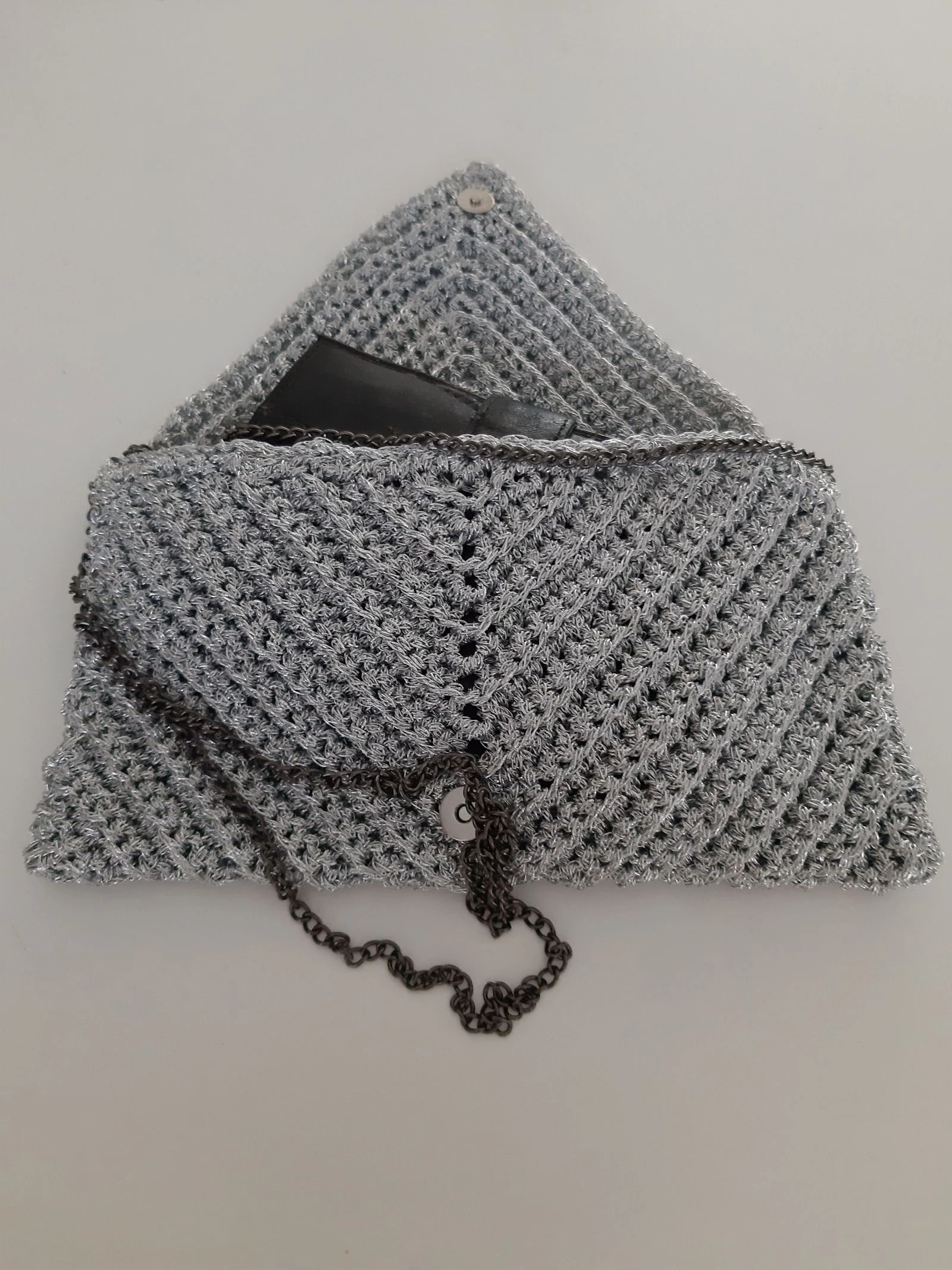 Elegante bolso plateado – photo 4